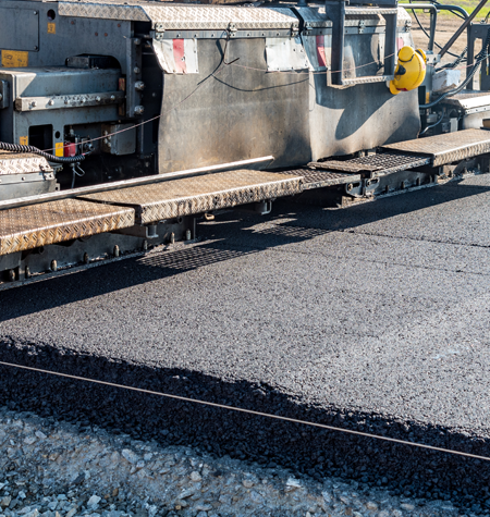 Area Being Paved by a Paving Company in Newark, NJ 